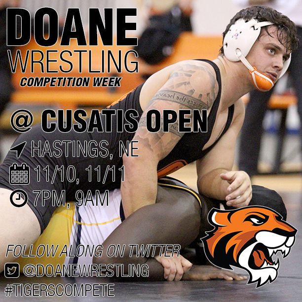 DoaneWrestling's tweet photo. Excited to get back on the mat in Hastings!
Follow along on Twitter!
#GoDoane #TigersCompete https://t.co/Q4b2wvhvjh
