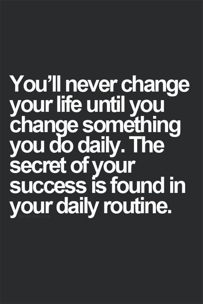 PlayTracking's tweet photo. #PlayTracking #Change #Life "You'll never change your life until you change something you do daily." https://t.co/mX6YG8Hpe7