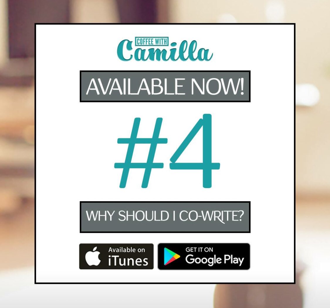 CoffeeWCamilla's tweet image. WHY SHOULD I CO-WRITE? Songwriters and artists should know the answer to this question.  I discuss this issue on today’s #podcast.  Find my podcast everywhere podcasts are found.     #CWCpodcast #HereToHelp
