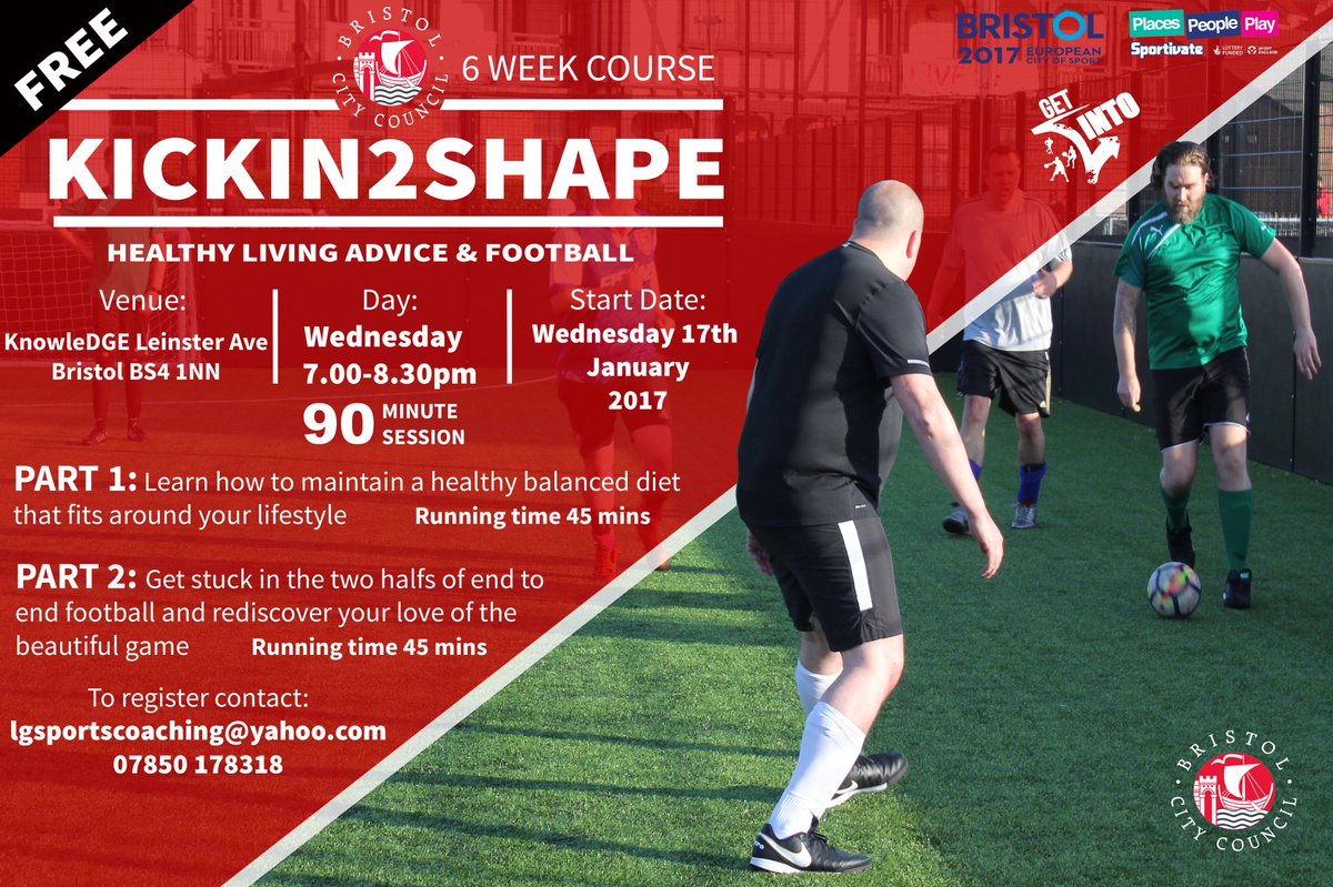coaching_lg's tweet photo. New year new start, FREE fun 5aside
#freefootball #getbackintoit @footballbristol https://t.co/wIi5RL1LoU