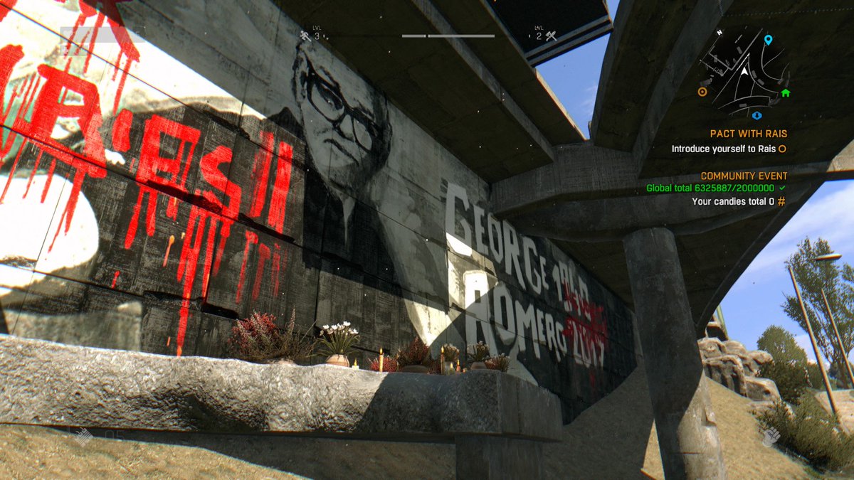 BeaMeUp42's tweet photo. @DyingLightGame just found this. Much respect. #GeorgeRomero #FatherofZombies #PS4share https://t.co/qZ9cbp6G73