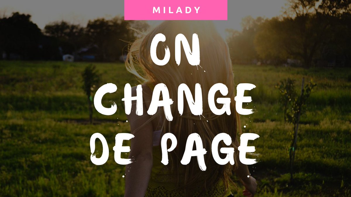 ✨ 2018 et ses bonnes résolutions, <a href="/MiladyRomance/">Milady Romance</a> sera désormais sur <a href="/MiladyFR/">金 | au on📌</a> !🌟