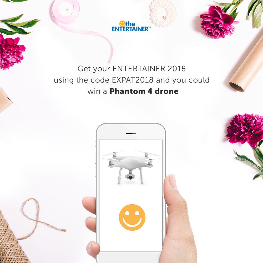 JoBrettAD's tweet photo. Get your BALI 🇮🇩 #Entertainer2018 at the special early bird price, choose your FREE add-on and enter promo code EXPAT2018 to enter the prize draw to win either a #Phantom4drone, #GoProHERO4 or an #AmazonEcho @EntertainerGCC #earlybird #Bali #EXPAT2018 #savewithasmile https://t.co/q6wnM6Urmz