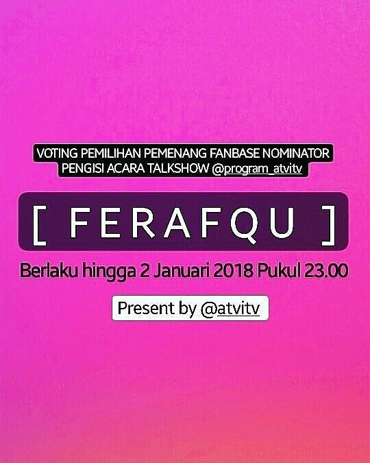 SIAP MENGUDARA #FERAFQUWithATVITV
<a href="/DA3_Rafly/">Muh.Rafly Heriawan</a> 
<a href="/atvitv/">ATVI TELEVISI</a>