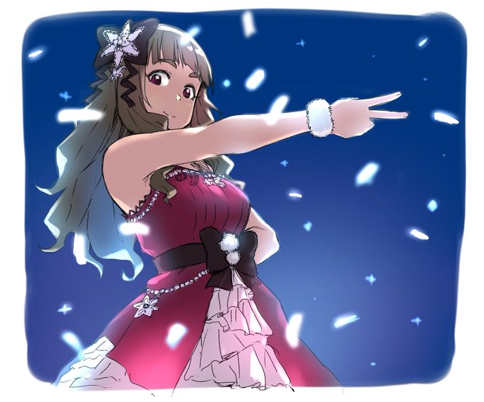 ここだけの話♪

iPadで描くとラクガキでも時間かかるね… 