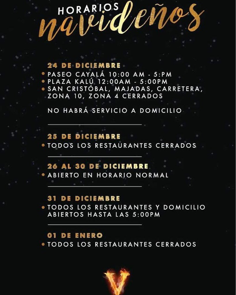 ¡Todos a Celebrar! 🍕🍕🍕🍕🍕🍕🍕
.
Queremos compartirte nuestros horarios de Año Nuevo, quisimos que todos nuestros colaboradores pudieran compartir esta época con sus seres queridos, pero siempre servirte como te mereces. ift.tt/2EpNqU5