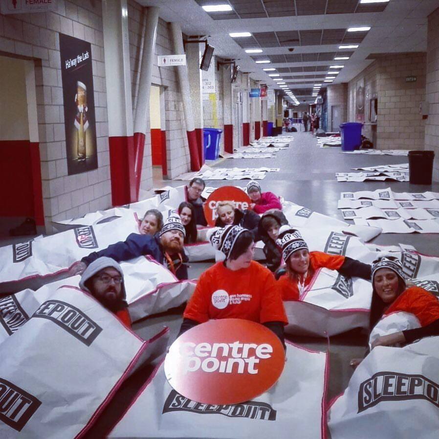 NOVEMBER: <a href="/VickyPattison/">Vicky Pattison</a> and <a href="/katiebulmer1/">Katie Bulmer-Cooke</a> joined over 100 volunteers in swapping their beds for a sleeping bag at the <a href="/StadiumofLight/">Stadium of Light</a> to raise funds for Foundation of Light and <a href="/centrepointuk/">Centrepoint</a> #FoL2017 #YearInReview2017

sr-news.com/index.php/2017…
