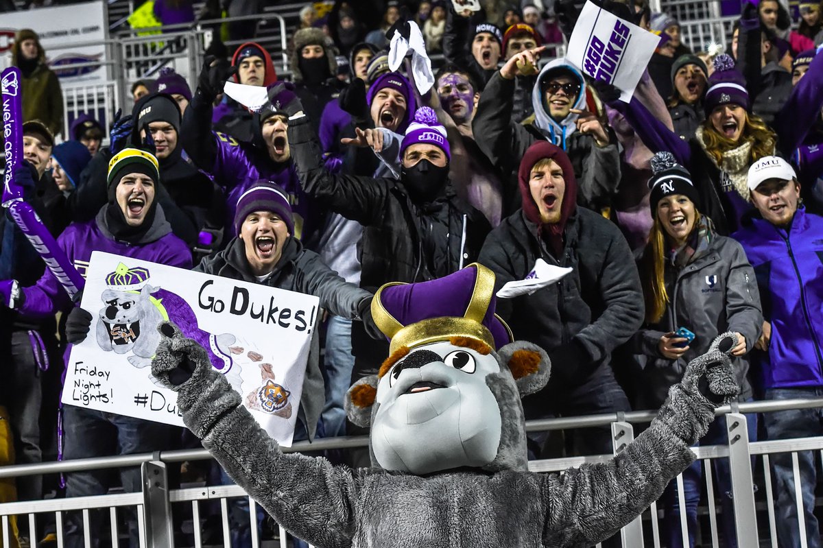 It’s officially Championship Week, Dukes! Share your favorite JMU Football memory from ANY season using #GoDukes and we’ll repost our favorites leading up the Championship game on Saturday!