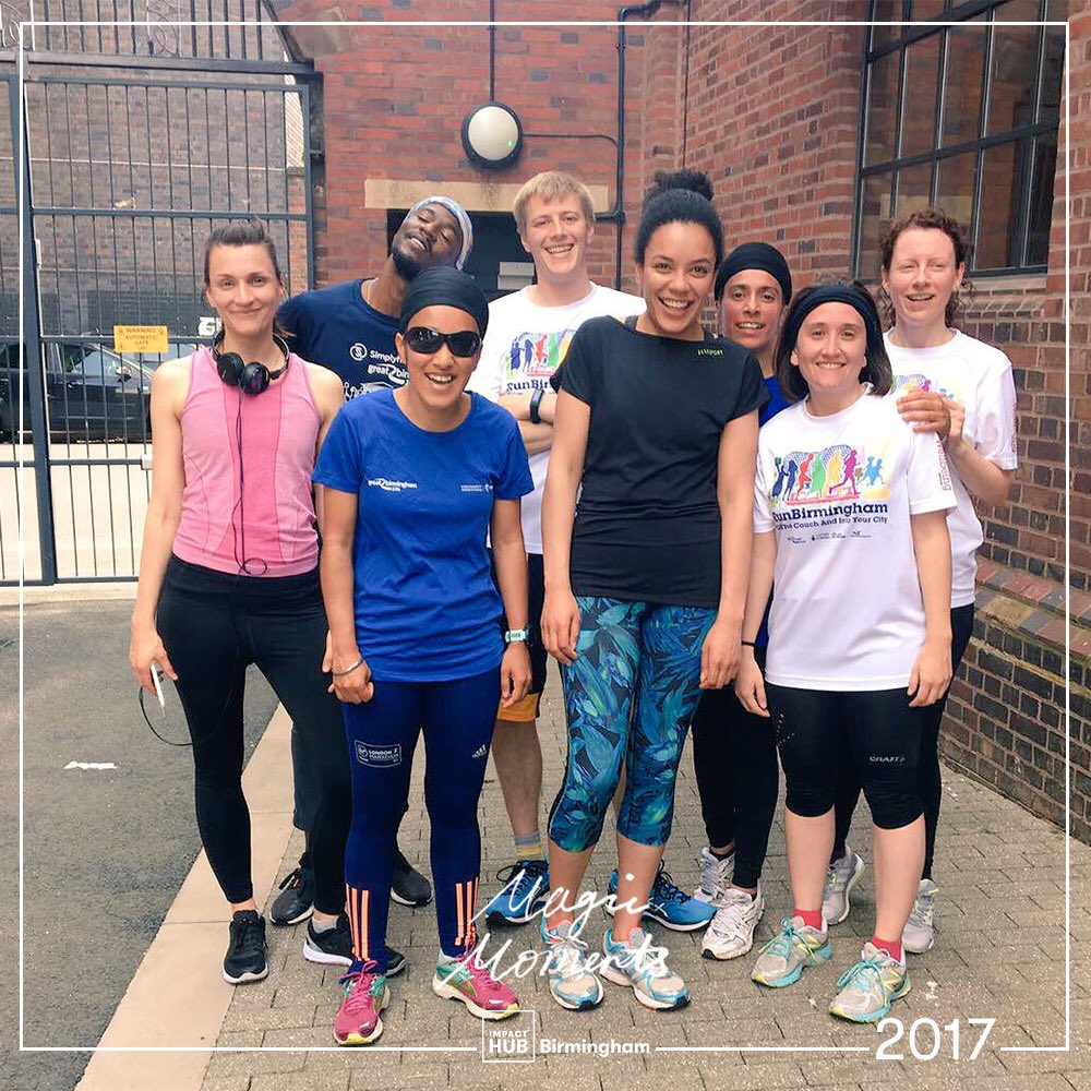 CIVIC_SQUARE's tweet image. Caroline from @theaccessp’s #HubMagicMoments included joining #HubRunClub: ‘I ran my first 5K at Hub Run Club. Joining this was good for my wellbeing’.
Make magic in 2018 with @ImpactHubBrum birmingham.impacthub.net/make-2018-magi…