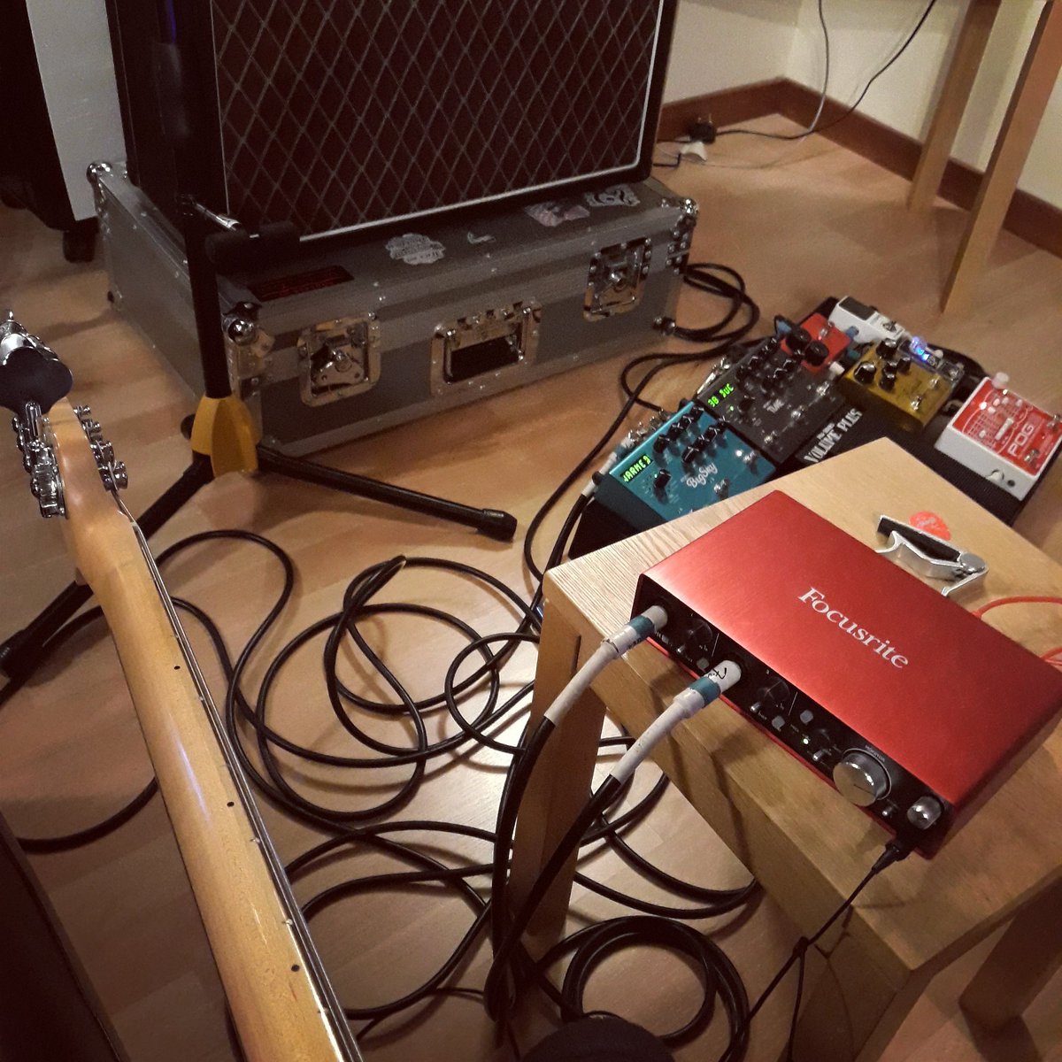 Still hard at work with the new record - will be a while yet, but expect a new track soon.