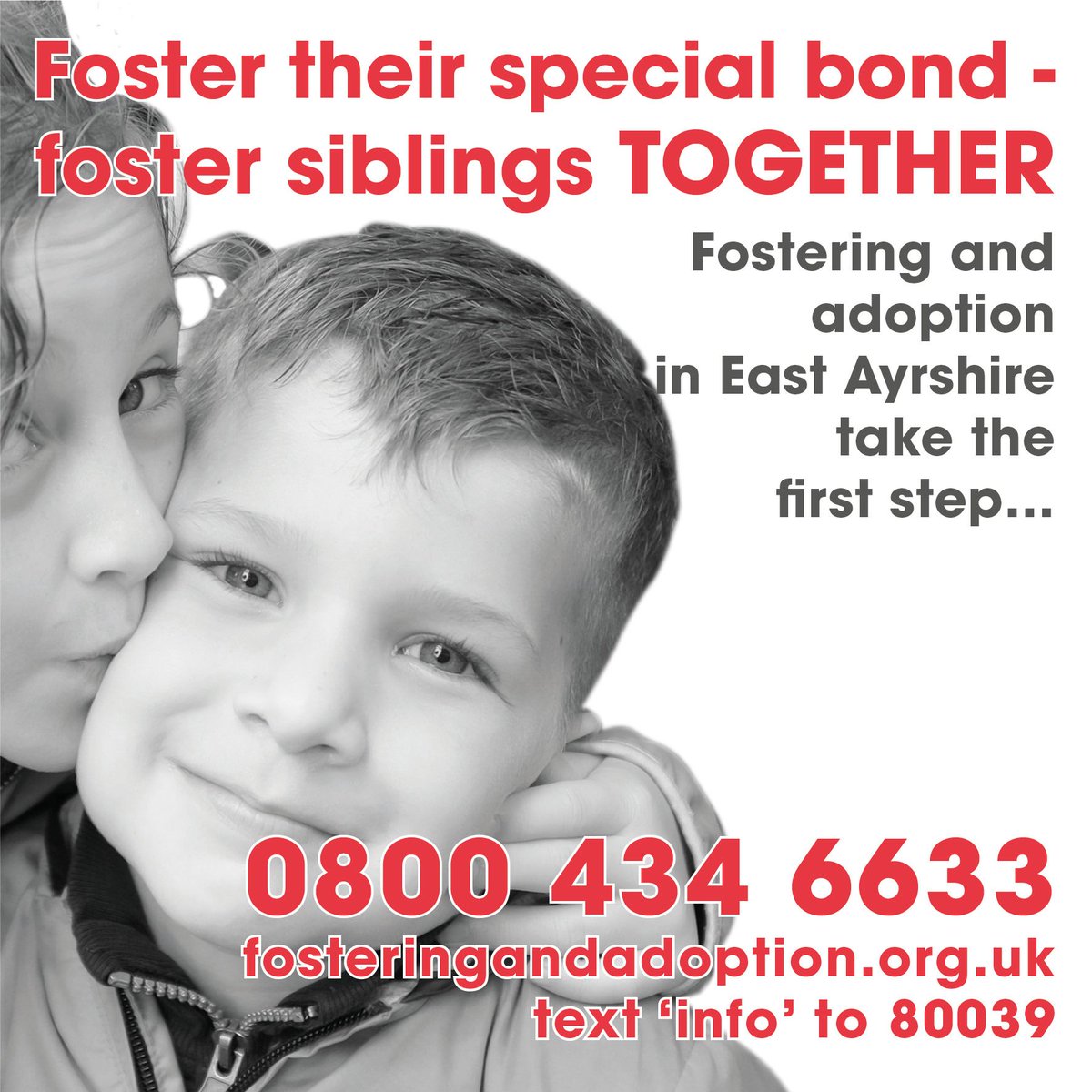 EastAyrshire's tweet photo. Give a little bit of your love to me... Do you care enough to care? #thinkfostering #thinkeastayrshire https://t.co/87cyh3ncHI https://t.co/bgH7idVuV5