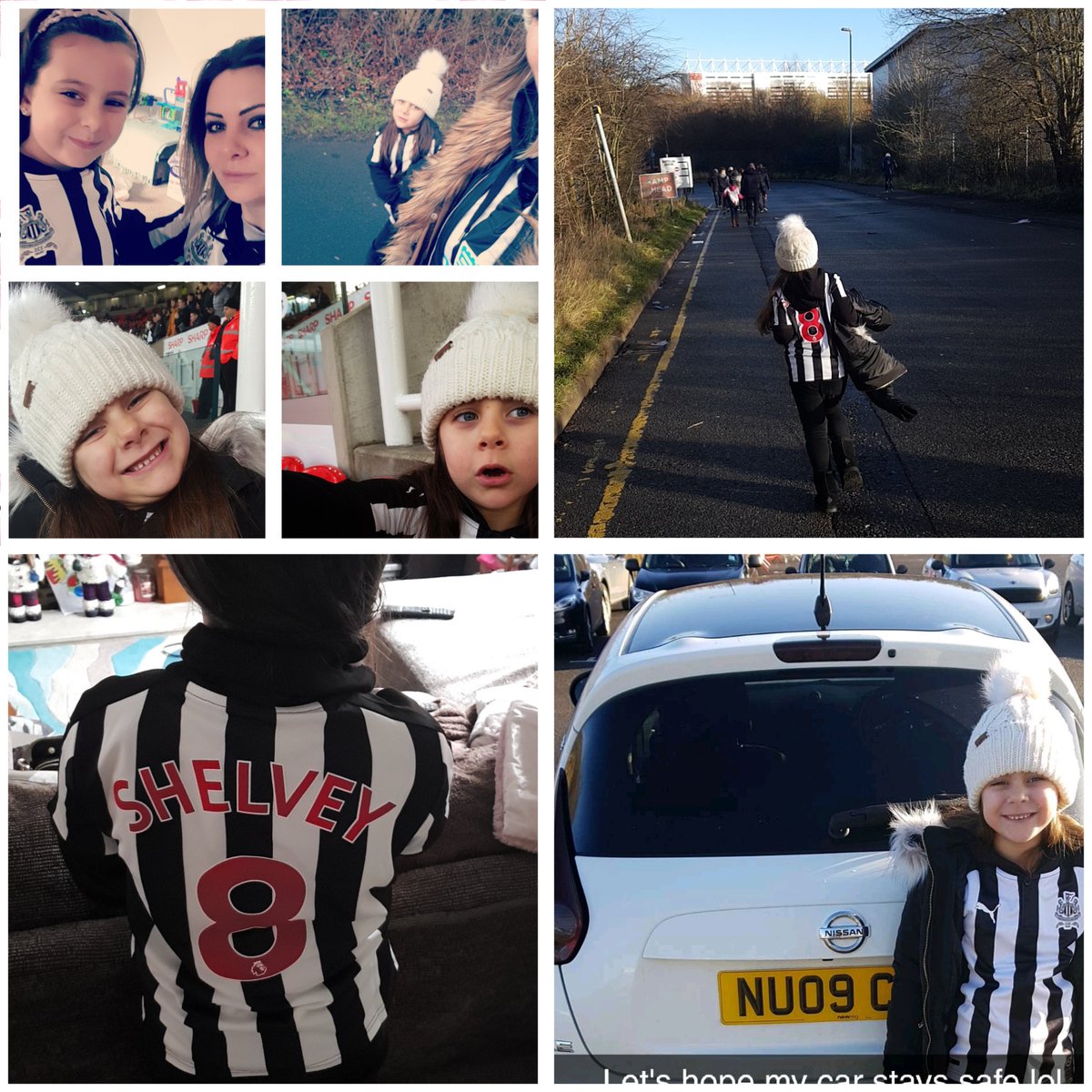 So today was my daughter's first ever @NUFC game. She loved it! Massive thanks to Scotty for the tickets. #followinginmummysfootsteps #NewcastleUnited #startaswemeantogoon