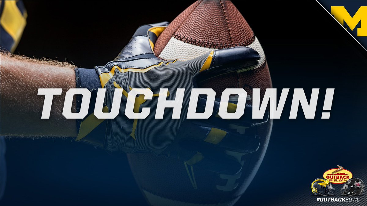 TOUCHDOWN, MICHIGAN!!!!!! 

#GoBlue