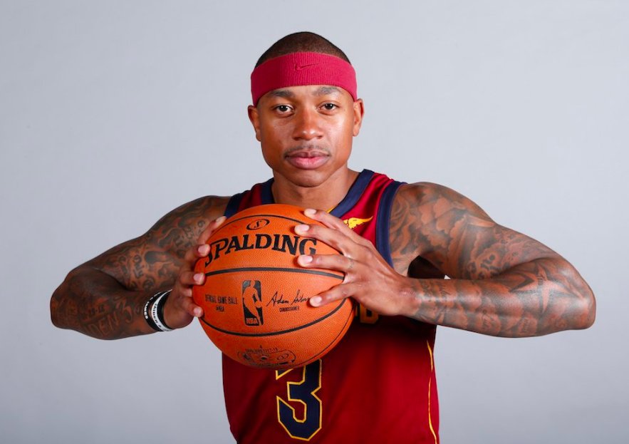 BIGPLAYcle's tweet photo. Isaiah Thomas is making his debut tomorrow vs. the Trailblazers! https://t.co/Y6PofjjdSI