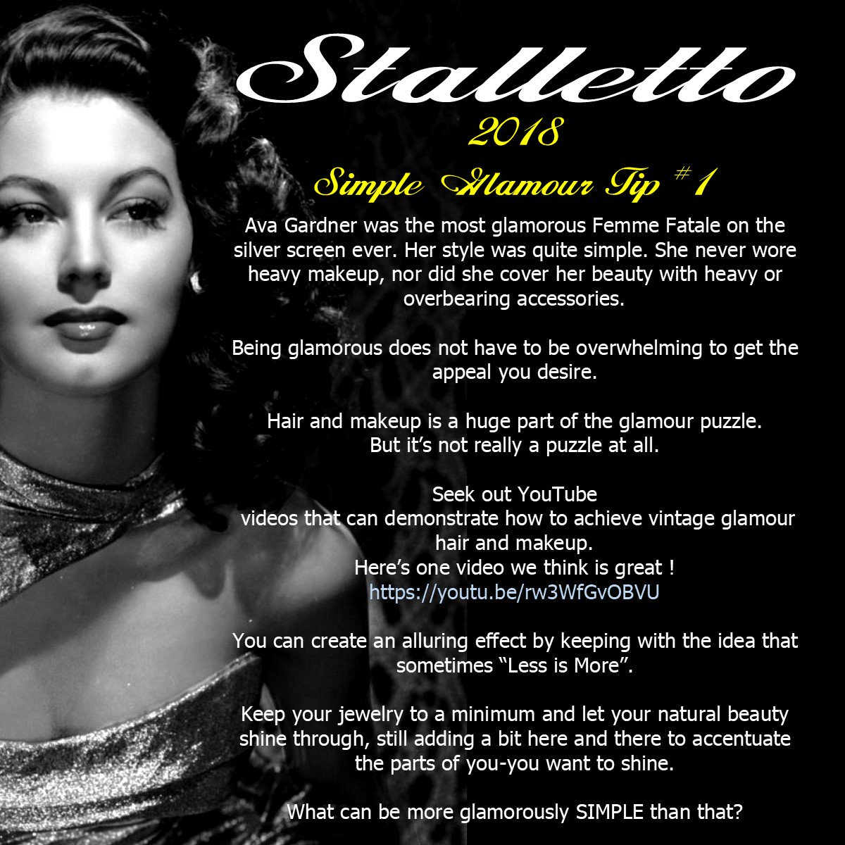 Stalletto On Twitter Get Glamorous In 2018 Simple Tips From