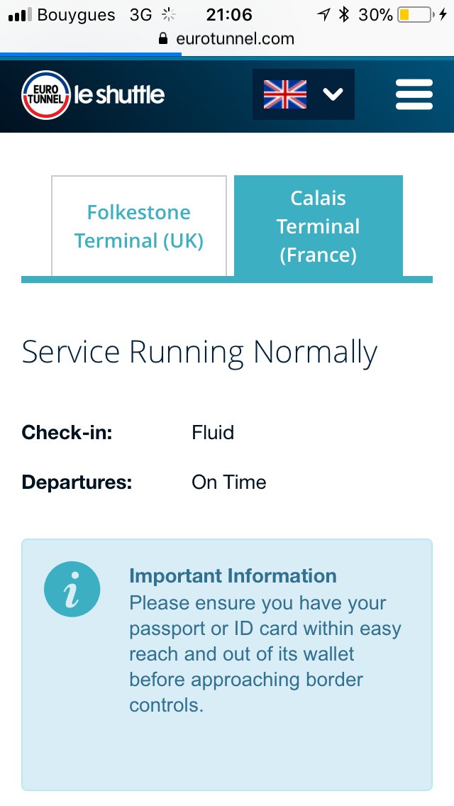 CroqueMaman's tweet photo. @LeShuttle we have been waiting for almost an hour already between check in and custom... what is the latest update please? https://t.co/irKFg7Nvh0