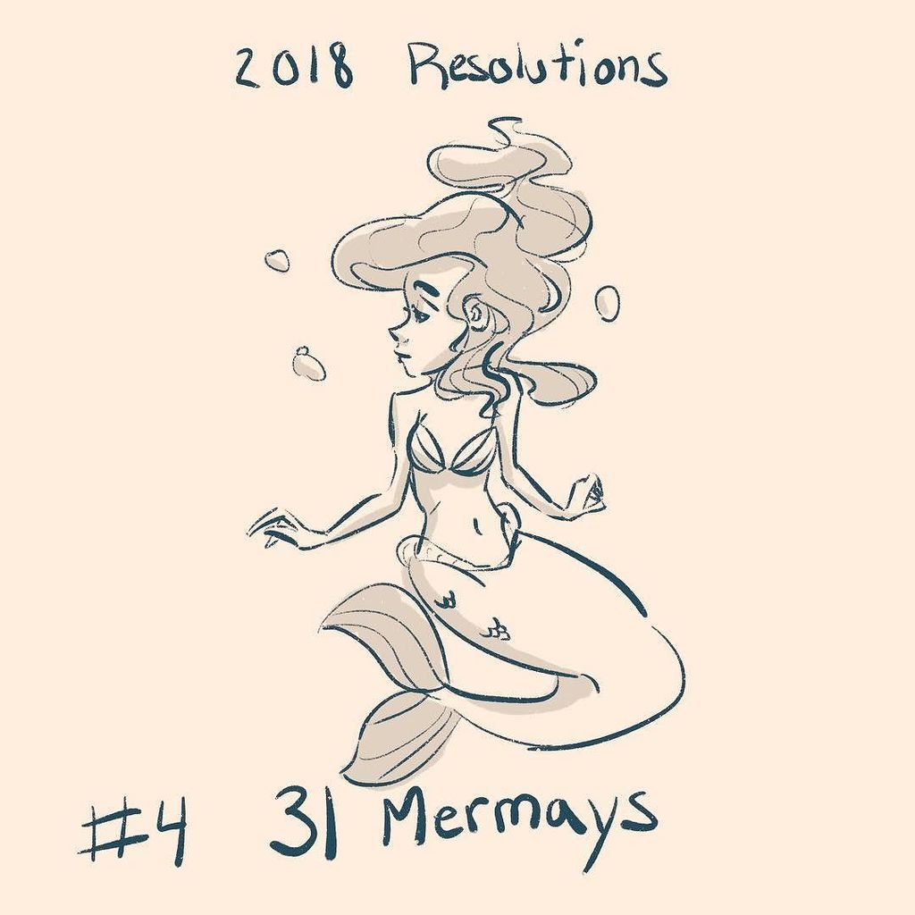 noaheisenman's tweet photo. Resolution #4 All 31 days of @tombancroft1’s MerMay challenge. #artgoals #newyearsresolution #happynewyear #goals #2018 #mermay #mermay2018 #mermaids #2018goals #artresolutions #art #artist #drawing #characterdesign #sketch #draw #drawing #noahsart #noaheisenman #instaart #i… https://t.co/Ky8fh9Af3b