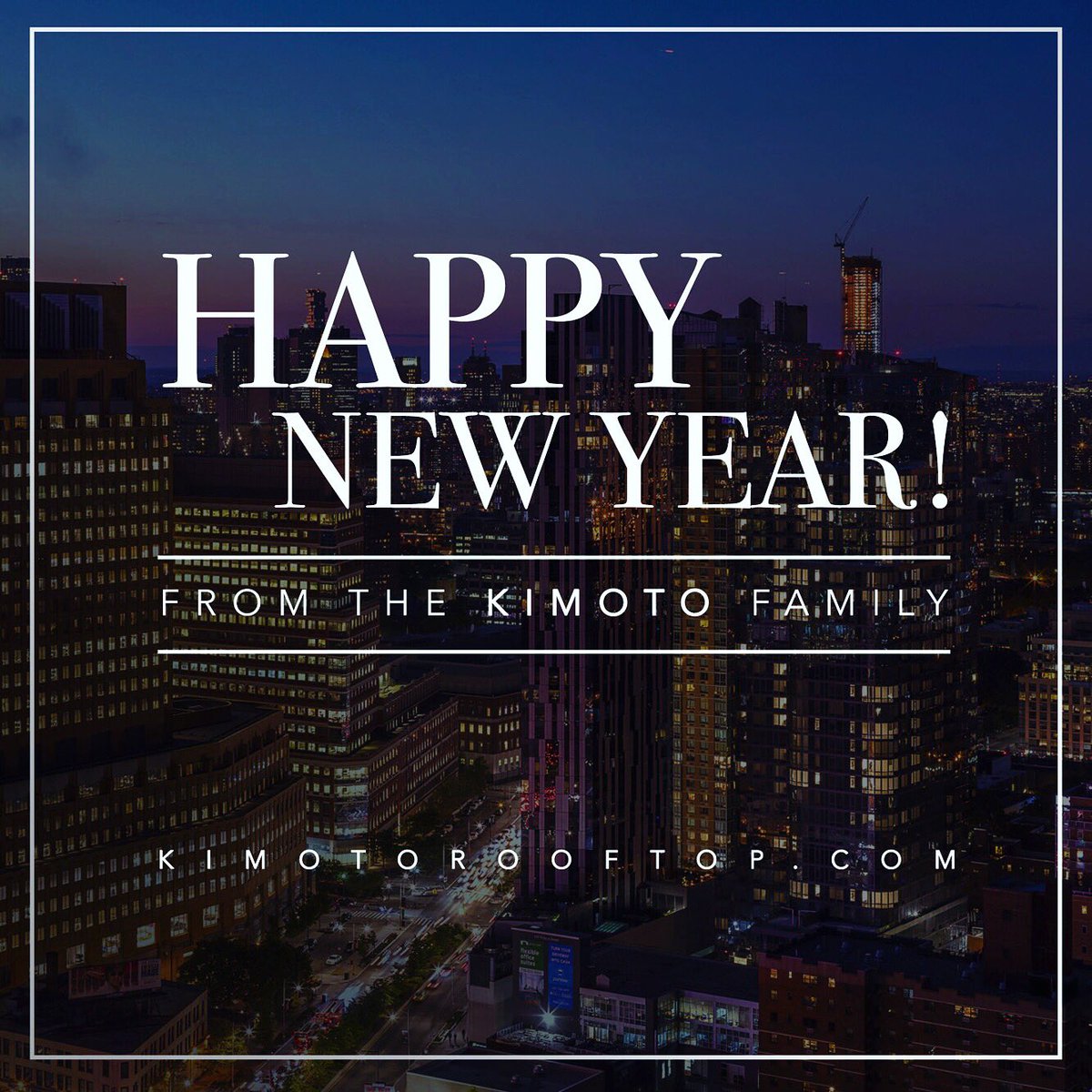 HAPPY NEW YEAR! From the #kimoto family ❤️🙌🏼🎆 #ny #nye #downtown #brooklyn #newyearseve #newyear #2018 #family #food #downtown #drinks #rooftop