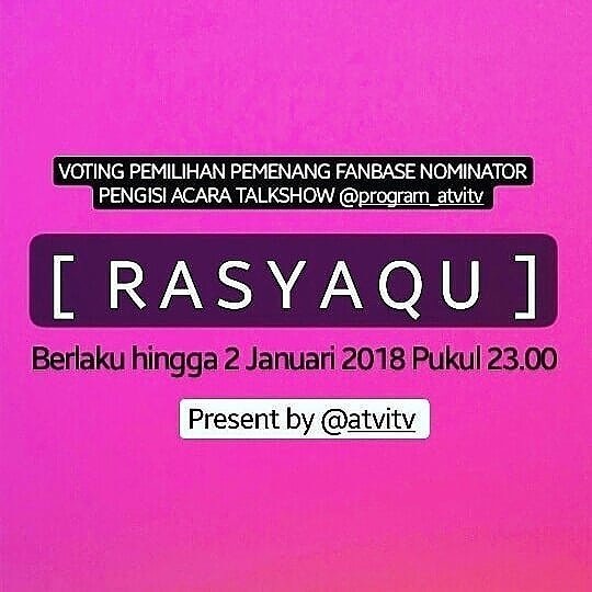RasyaOfc's tweet photo. SIAP MENGUDARA
#RASYAQUWithATVITV

@atvitv 
@program_atvitv
@da3_muh.rafly
@tasya_ratu_gopo https://t.co/btj6It5sII