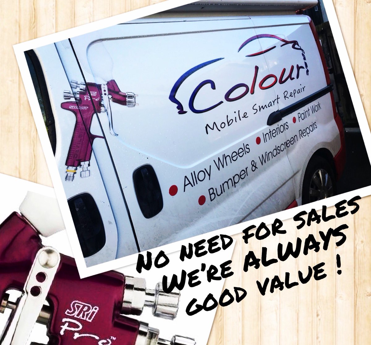 cfastrepair's tweet photo. No need for January sales!! #colourfastrepair is always good value no matter what the season may be 👌🏻 #bumperrepair #scratchrepair #scratchrepaircardiff #dentrepair #smartrepair #devilbisssripro #cardiff #cardiffbay #southwales #penarth #colourfast #colourfastrepair #motorhour https://t.co/916CFQMO96