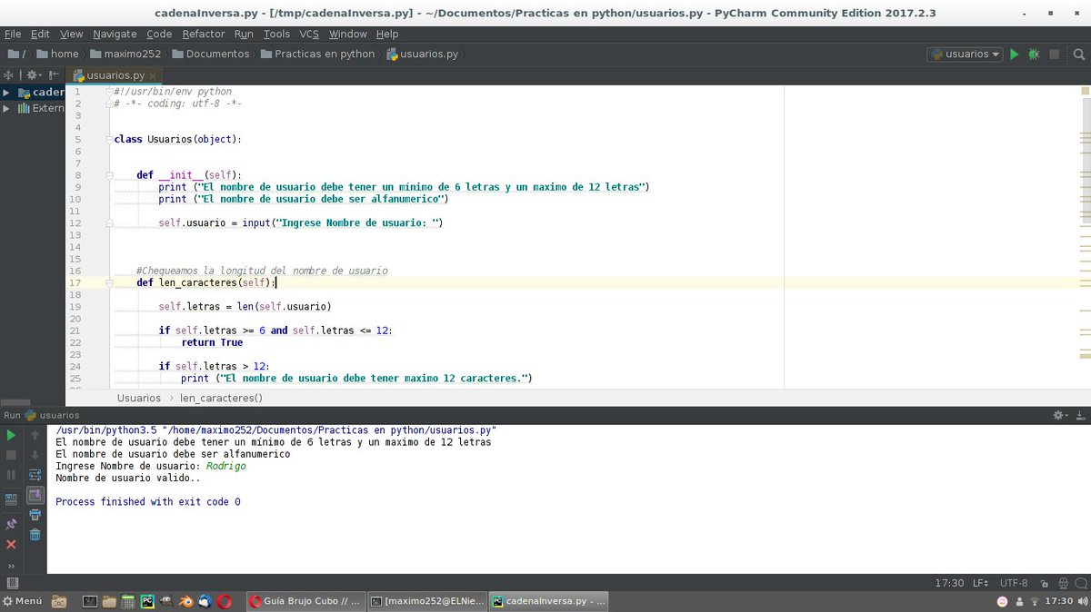 maximo252's tweet image. #pythonArg #pycharm #aprendiendoPython