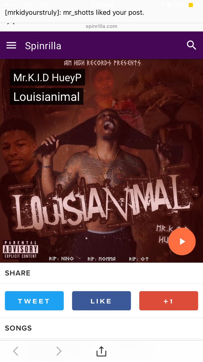 Mixtape just dropped!!! #Support #LinkInBio #NewYearsEve2017 #NewYearsDay #Louisianimal