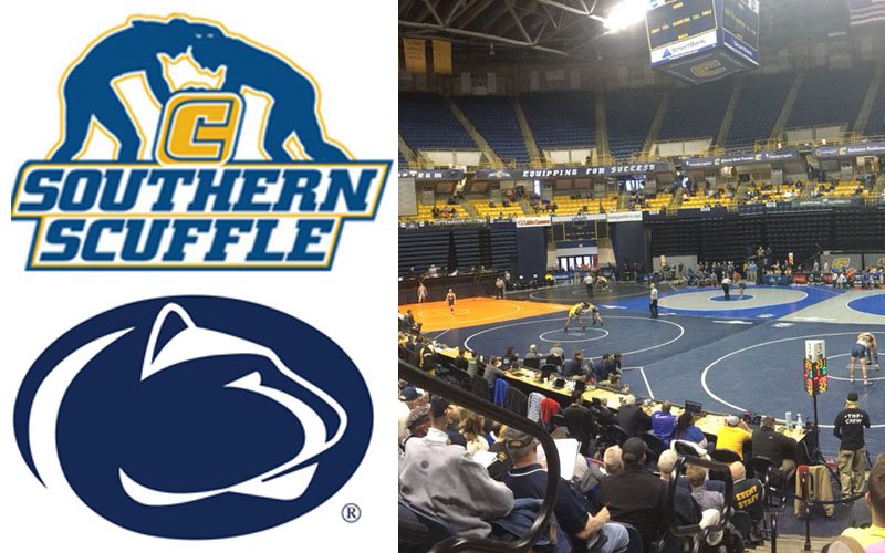 USAWrestling's tweet photo. Jimenez of @AFAWrestling shocks Lehigh's Parker in opening round, @PennStateWREST gets 11 into quarterfinals at Southern Scuffle
Read: https://t.co/5Fdg5kYJfu https://t.co/uBYWrpJlgh
