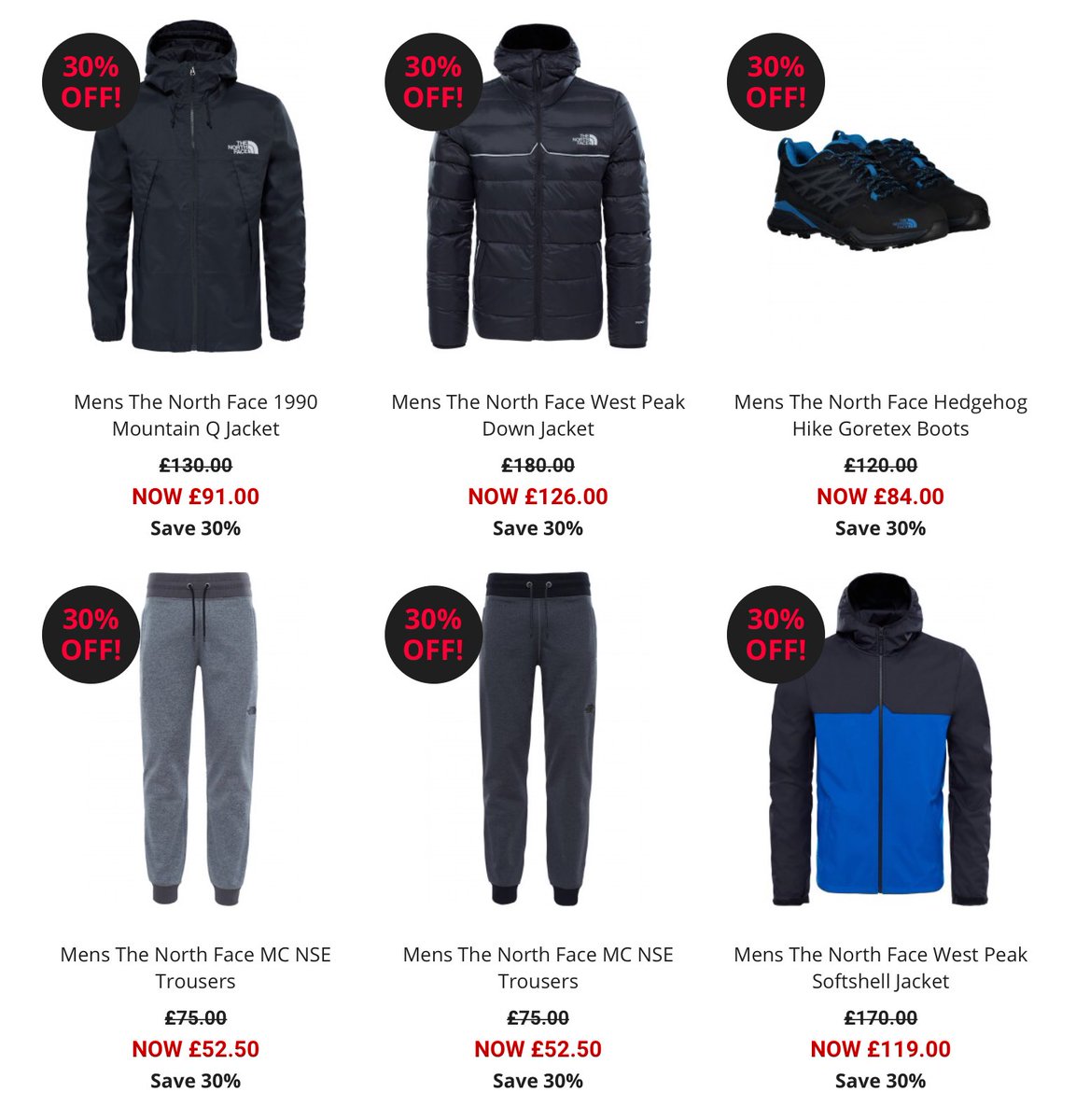 Clothing Deals GB on Twitter "BIG savings on The North Face clothing