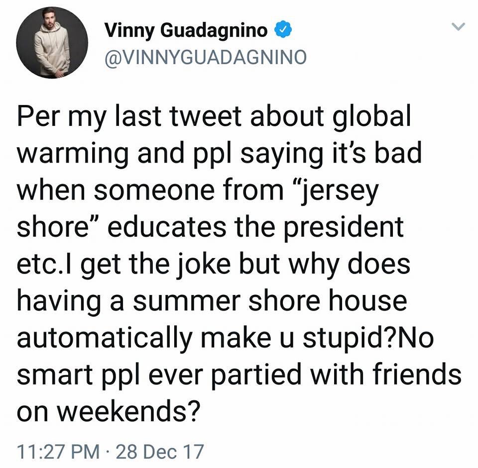 sarahamyharvard's tweet photo. I am never making fun of jersey shore again. https://t.co/Ud7F71WvAd