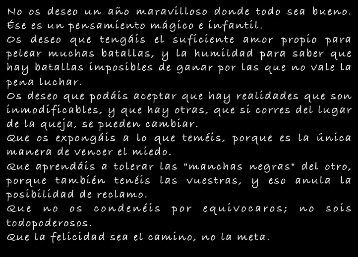 Que felicidad sea el camino, no la meta...