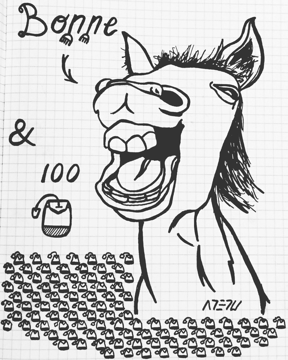 Azezu_Official's tweet photo. "2018" by #azezu
Bonne et heureuse Année 2018 !
Qu'elle vous apporte humour et bonheur.
#art #happynewyear #ane #nez #bonneannee #artist https://t.co/m4vWM9rpRP