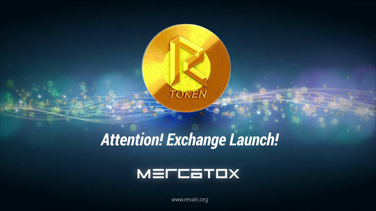 #Revain on #Mercatox platform

Join us==>mercatox.com/?referrer=1410…

#Exchange #trading #cryptocurrency