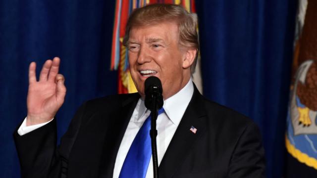 thehill's tweet photo. Trump to send thousands more troops to Afghanistan in 2018 in break with campaign rhetoric https://t.co/utDBx5fWaA https://t.co/mtc1jfTSaU