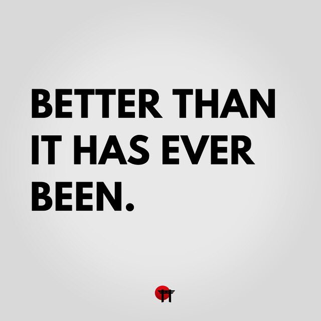 Whether you made a New Year’s resolution or not, wake up each day of 2018 with a sense of the moments ahead being #BETTERThanItHasEverBeen!