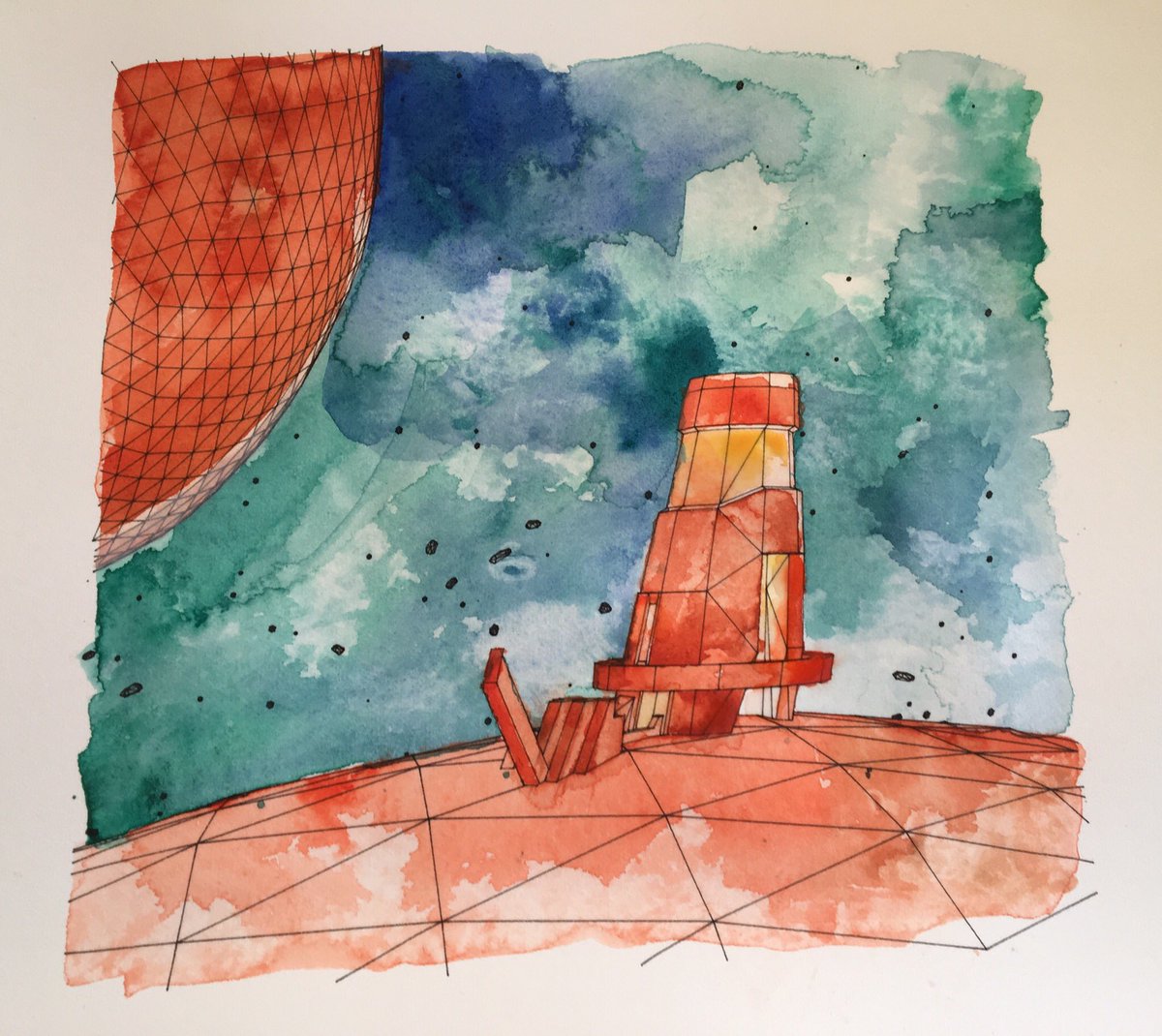 vaporstack's tweet photo. way outta practice w/r/t edges and color #wash #axidraw #plotterart #kentuckyroutezero #mirrormoonep https://t.co/Up1hlMP99d