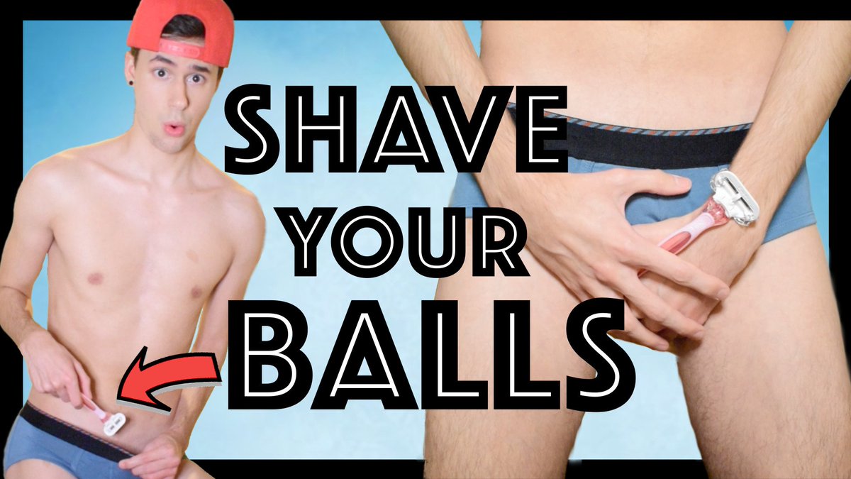 How to shave your balls. 
