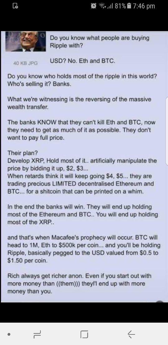 Bedo41's tweet photo. IMPORTANT TO ALL #XRP Holders #Centralisedcoin #bankers #BTC #StealourBTC #DropXRP #Buybtc #cryptocurrencies #XVG #TRX #ADA #SellXRP #Non_for_banks #decentalizedworld https://t.co/9TPKQsydSU