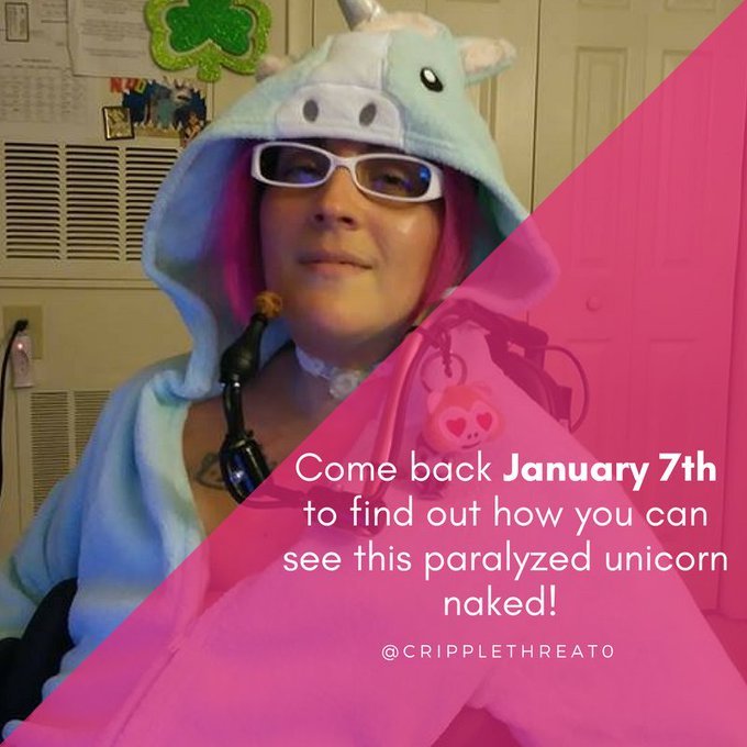 Happy New Year everyone! I hope with the launch of my Patreon campaign this year will at least be sexier<a href="/tag/thequadpornstar"class="tags"><span>#thequadpornstar</span></a><a href="/tag/cripnips"class="tags"><span>#cripnips</span></a><a href="/tag/paralyzedpussy"class="tags"><span>#paralyzedpussy</span></a>