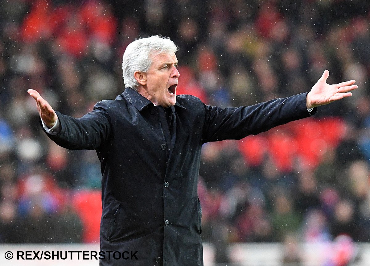 AnnaGowthorpe's tweet photo. Mark Hughes needed some #StanleyMatthews magic but all he got was rain and lots of it! #STONEW #PremierLeague @backpageimages @premierleague @stokecity @NUFC ⚽️ https://t.co/iD1fEJpFxJ