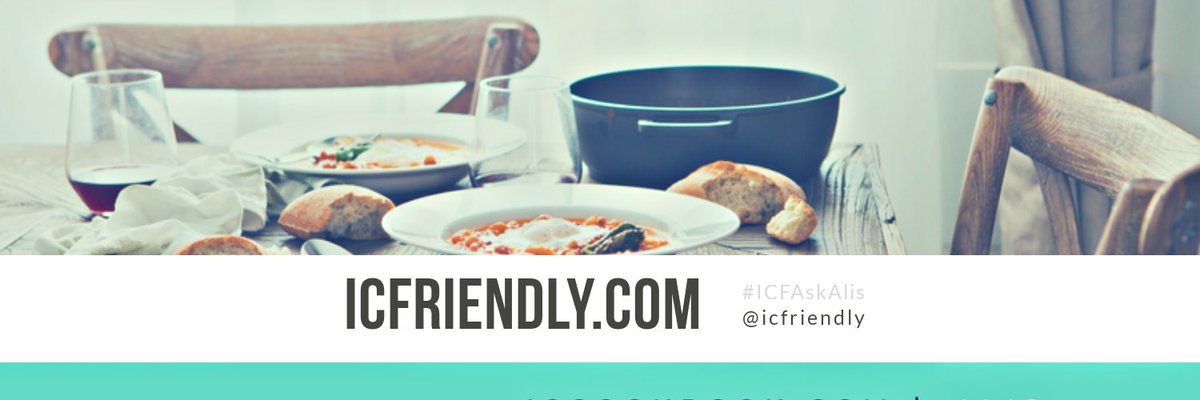 icfriendly's tweet image. Every week we will have Q&amp;amp;A with the founder of the original ICRecipes.com @ICRecipesReal and ICFriendly.com: Topics include #icfriendly, #interstitialcystitis, or just fan curiosities. Watch for our #tweet and reply. Don't forget #follow us &amp;amp; use #ICFAskAlis