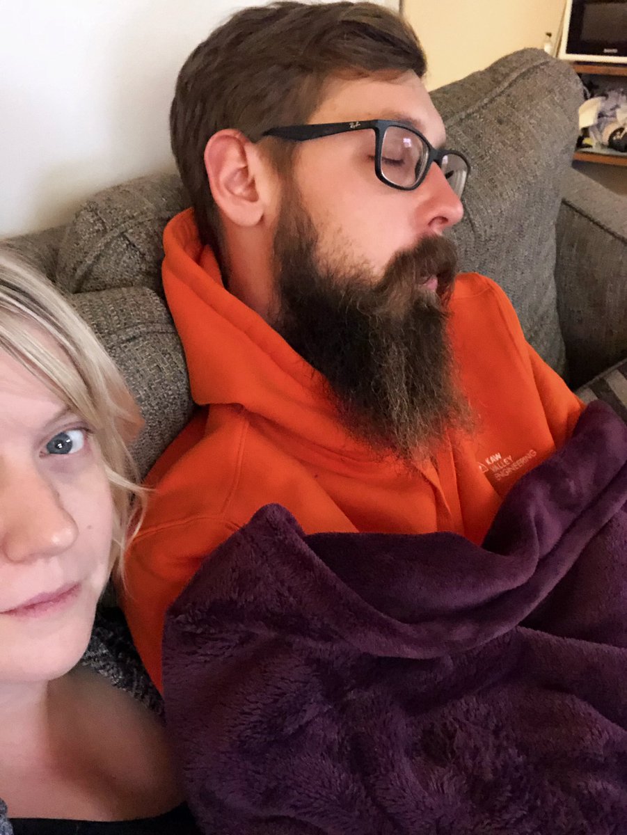 melting_meadows's tweet image. I have an entire folder of photos of #newbeard napping. I managed to squeeze myself in today’s photo op. 🔥☺️😴😂