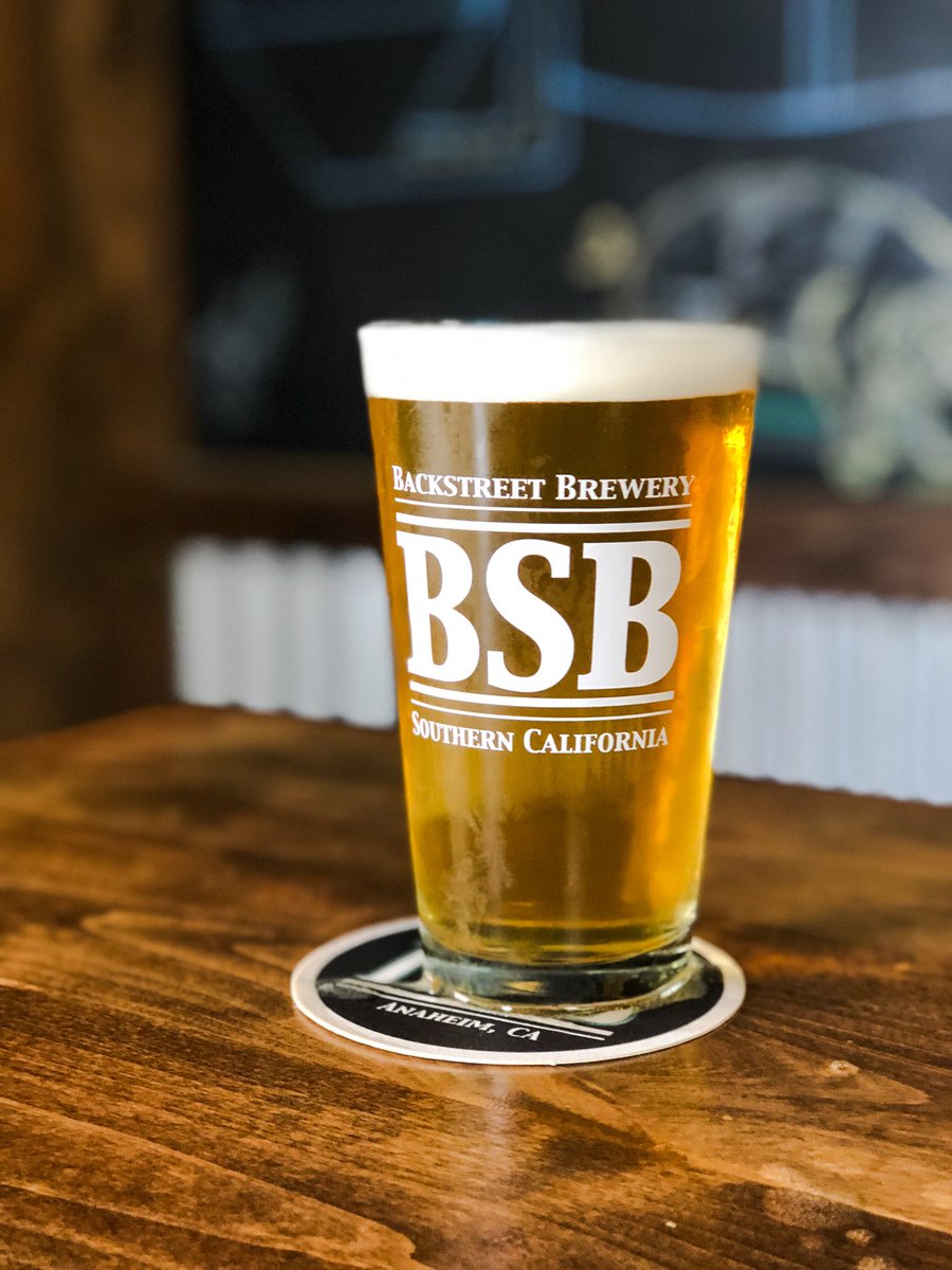 We’re open and $3 pints are pouring until 8pm! Come by and start the new year off right. We will be closed tomorrow so get them while you can. Anaheim tasting room. Cheers! #backstreetbrewery #drinkbsb #ocbeer #drinklocal #drinkcraft