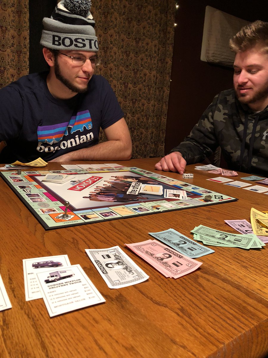 TheMonopClub's tweet photo. Monop club is back, baby. #FirstMonopGameof2018 https://t.co/aPbI6mtB3F