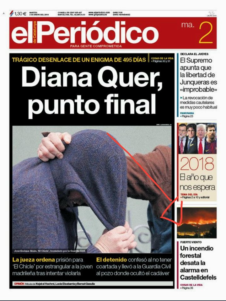 Preven_IIFF_CV's tweet photo. En portada en @elperiodico una foto de #IFPego 2015 dándola como #IFCastelldefels de hoy. Con dos cohone. https://t.co/Z3NHpZx3uy