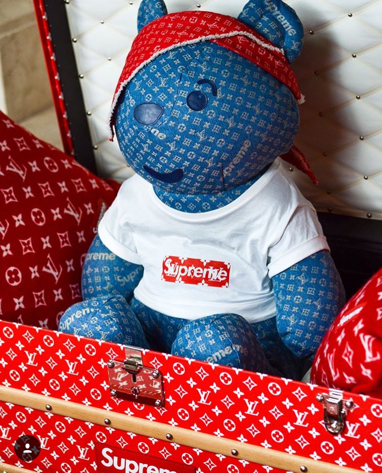 DropsByJay on X: The Supreme x Louis Vuitton 1 Of 1 Pudsey The Bear Landed  In Toronto #OD Auctioned Off To Benefit BBC Children In Need S/O To  odtoronto For The Insane
