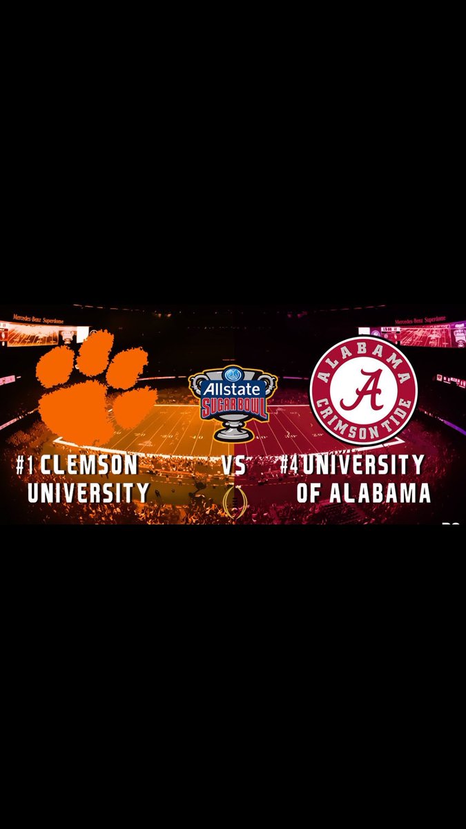 AllAboutMeInSC's tweet photo. With eager anticipation, we await CLEMSON Tiger victory tonight!! #ALLIN #BeatBama #Clemson #SugarBowl2018 https://t.co/r5RvUxDpHs