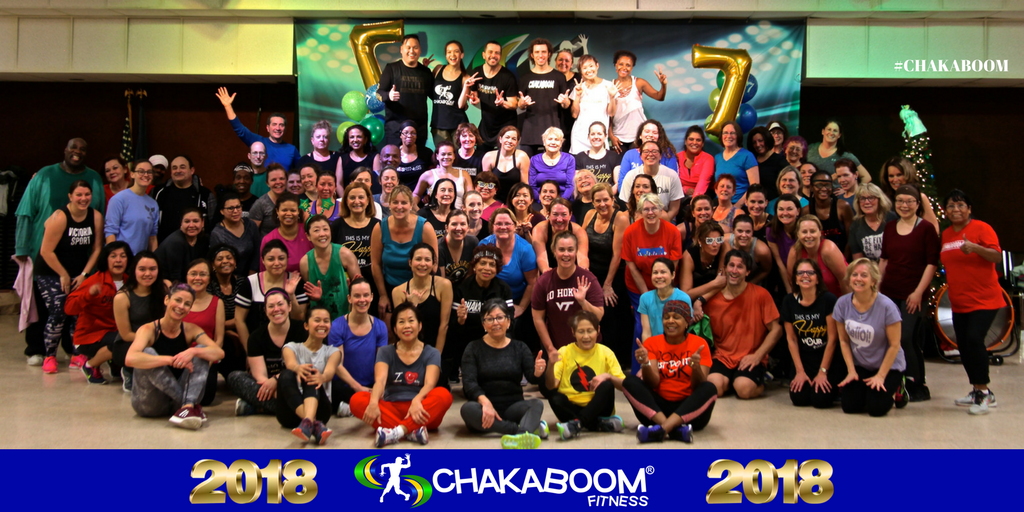 ckbfitness's tweet photo. Amazing start to 2018. Great energy & so much fun! Watch out 2018, Chakaboom Fitness is ready! #chakaboom #CKB7 #newyear #BeFitBeHappy https://t.co/gv58Eh0aml https://t.co/IYEPuJt6Kx
