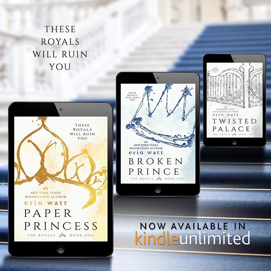 KrissysBookNook's tweet photo. ☆👑☆NOW ON KU☆👑☆
➡️https://t.co/1zCM9qCsBz
The Royals have landed on #KindleUnlimited for a limited time only!💙📚💖👑
@authorerinwatt #bookblog #bookblogger #booktuber #erinwatt #paperprincess #brokenprince #twistedpalace #ruinedbytheroyals #royallyruined https://t.co/AKb256sTUb