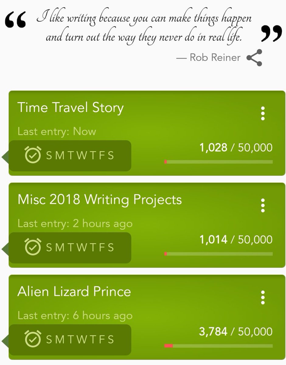 alexis_writes1's tweet image. I've never seriously tracked my writing throughout the year, only had rough estimates to gauge how much I produced. Trying the #writeometer app this year to track it for real. #amwriting