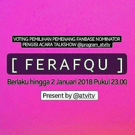 SIAP MENGUDARA 
#FERAFQU_WithATVITV
<a href="/DA3_Rafly/">Muh.Rafly Heriawan</a> 
<a href="/atvitv/">ATVI TELEVISI</a>